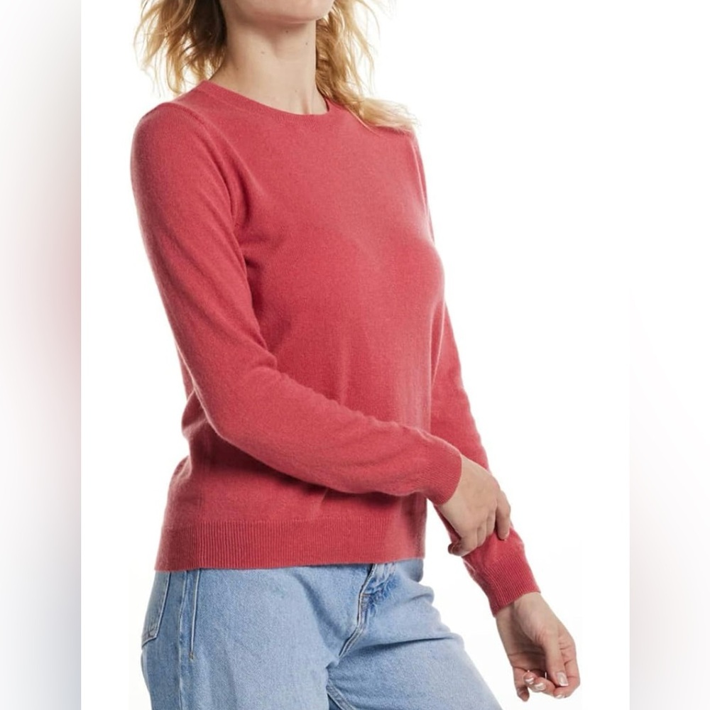 Eurkea crewneck cashmere sweater - Coral